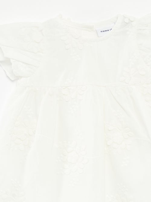 Feestelijk jurkje met borduursel - Kiabi