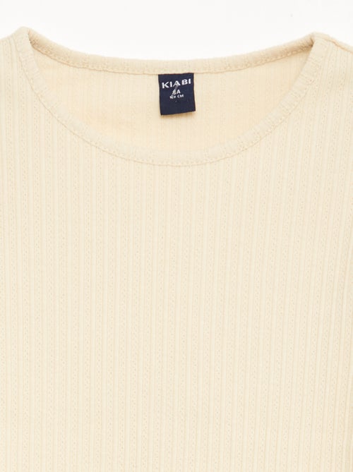 Feestelijk setje - T-shirt + jumpsuit met bandjes - Kiabi