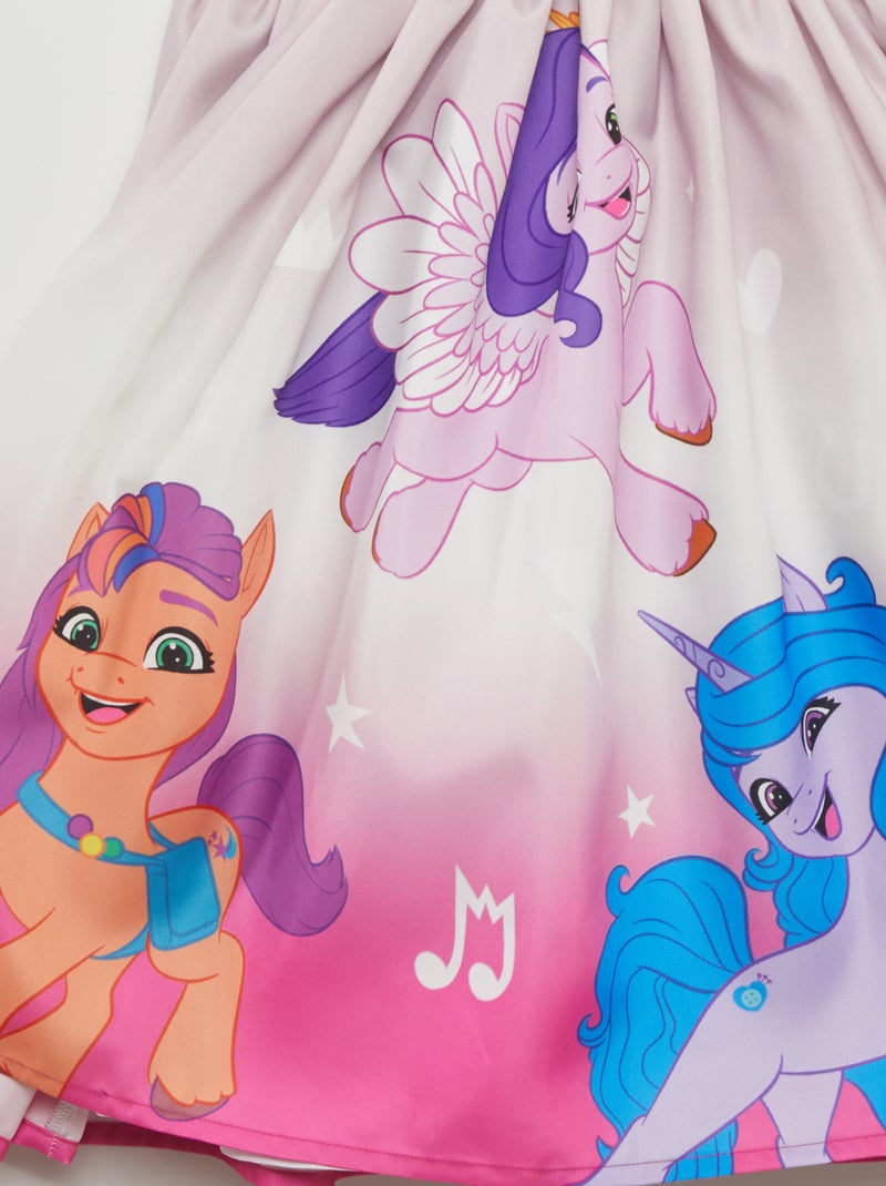 Feestelijke jurk 'My little pony' paars - Kiabi
