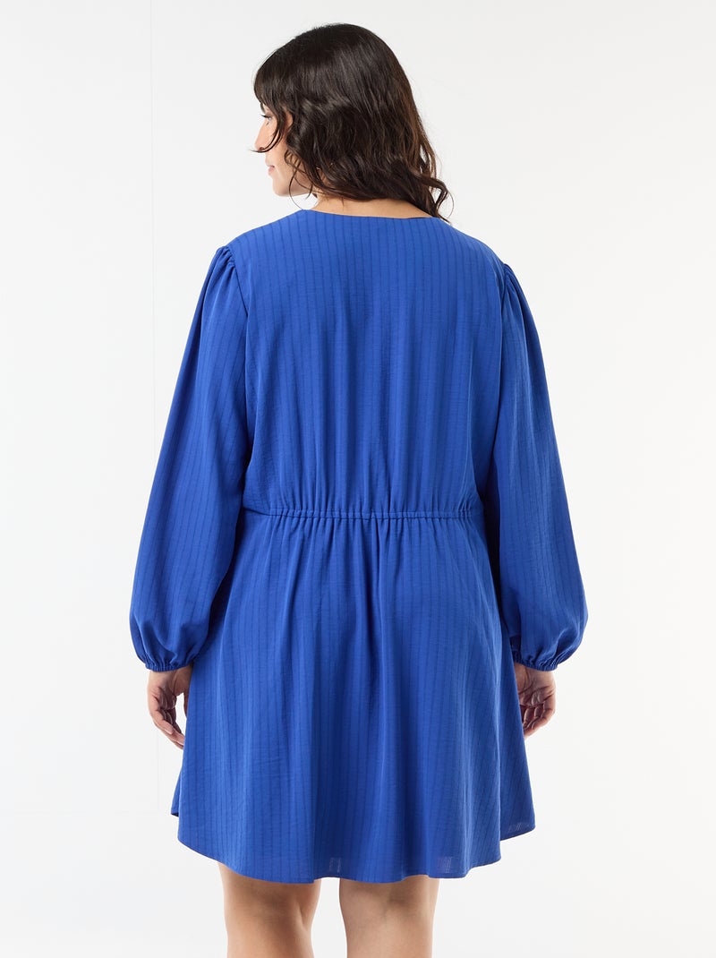 Feestjurk met lange mouwen Blauw - Kiabi
