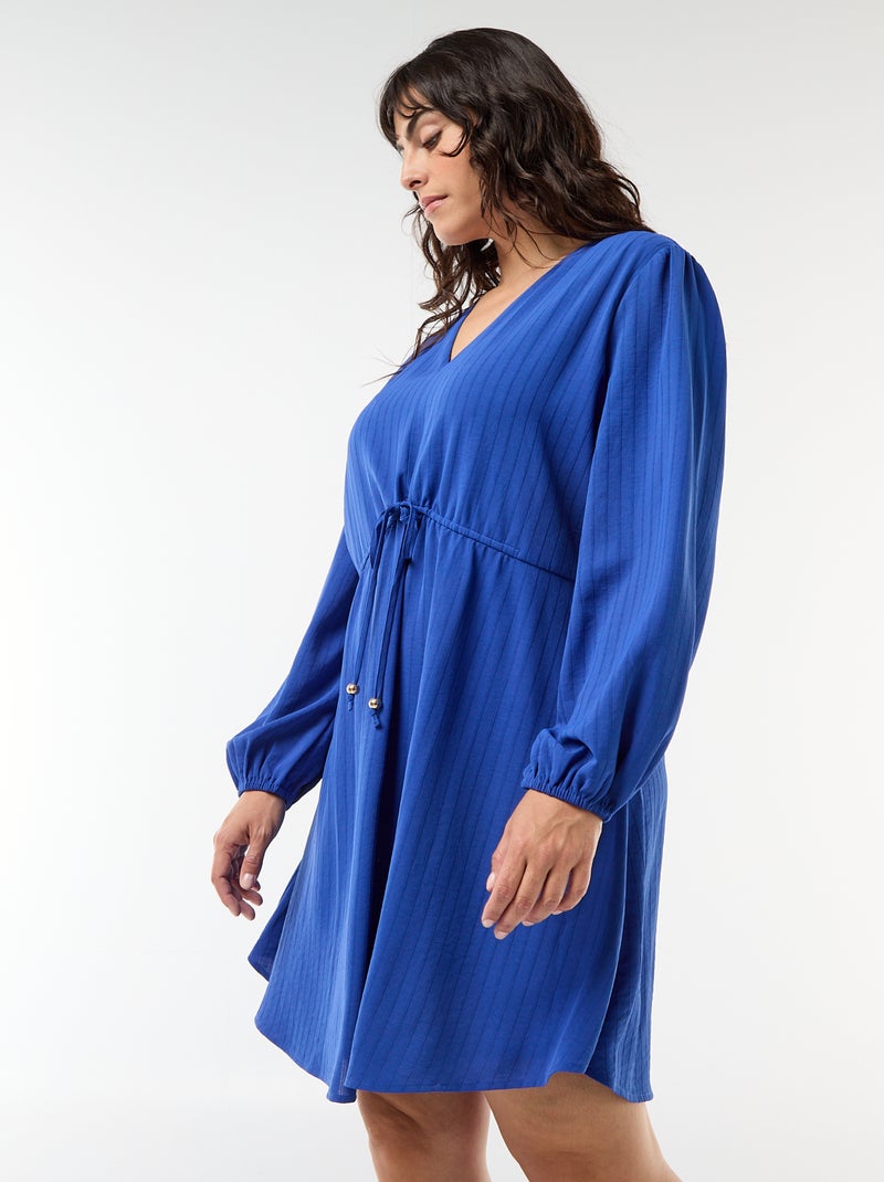 Feestjurk met lange mouwen Blauw - Kiabi