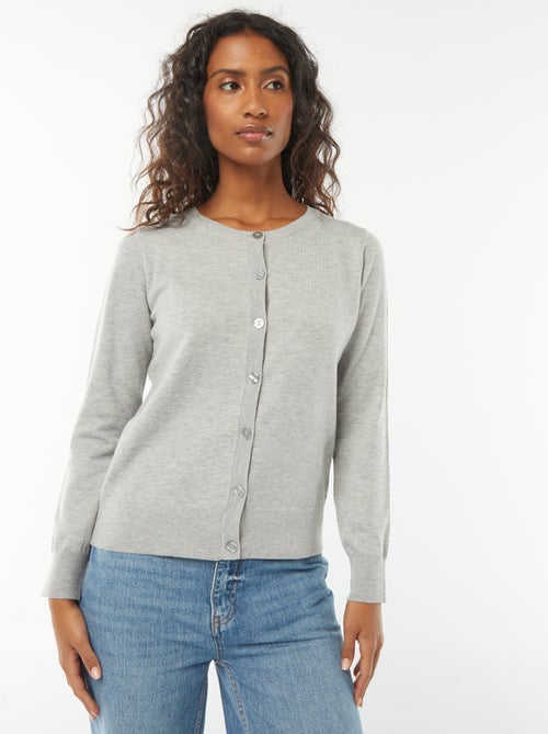 Fijngebreid vest - Kiabi