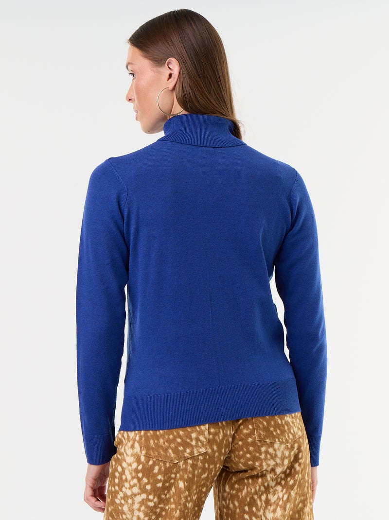 Fijngebreide coltrui Blauw - Kiabi