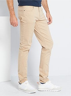 Fitted 5-pocket broek L36 voor 1,90 m+ - Kiabi