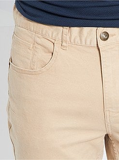 Fitted 5-pocket broek L36 voor 1,90 m+ - Kiabi