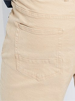 Fitted 5-pocket broek L36 voor 1,90 m+ - Kiabi