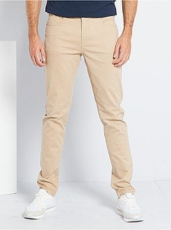 Fitted 5-pocket broek L36 voor 1,90 m+ - Kiabi