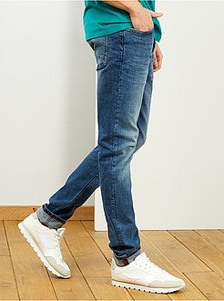 Heren TALL (> 190cm) - Fitted jeans lengtemaat 36 1,90 m+ - Kiabi