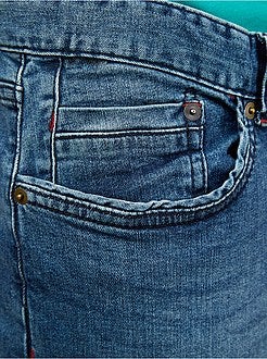 Heren TALL (> 190cm) - Fitted jeans lengtemaat 36 1,90 m+ - Kiabi