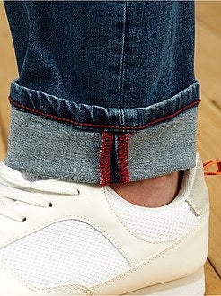 Heren TALL (> 190cm) - Fitted jeans lengtemaat 36 1,90 m+ - Kiabi