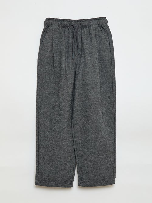 Flanellen broek in joggingmodel - Kiabi