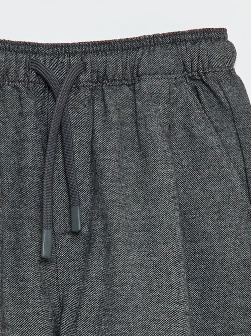 Flanellen broek in joggingmodel - Kiabi