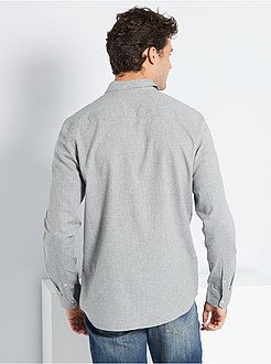 Flanellen hemd +1m90 - Kiabi