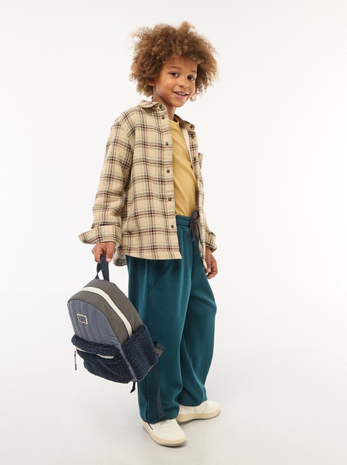 Flanellen overhemd met voering - Kiabi