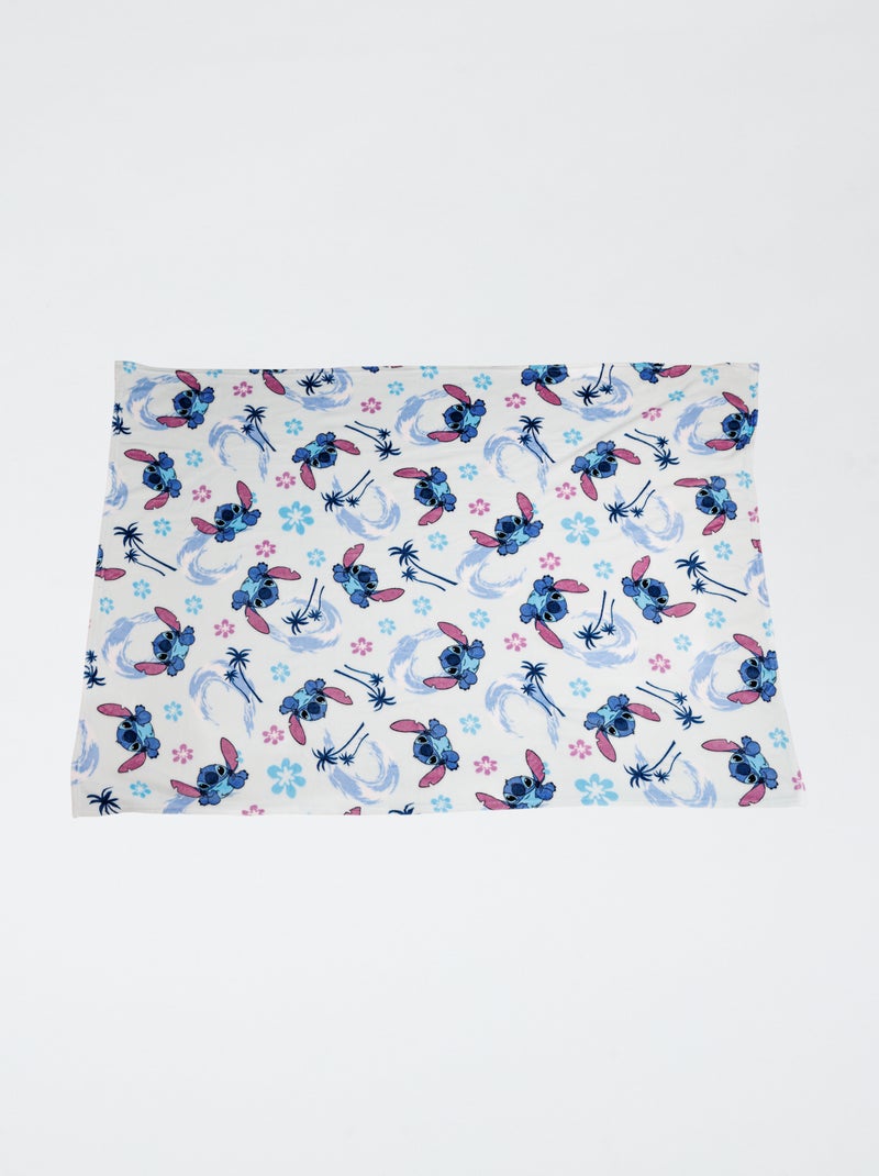 Flanellen plaid met Stitch-print Blauw - Kiabi