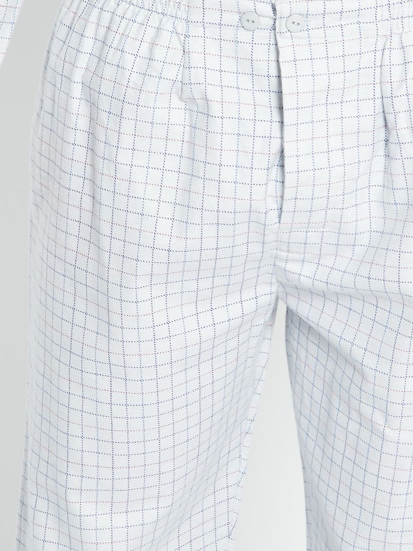 heren pyjama ruitjes