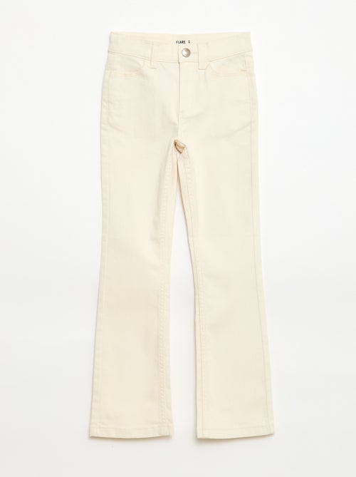 Flare broek - Aansluitende pasvorm - Kiabi