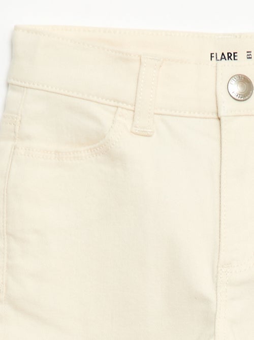 Flare broek - Aansluitende pasvorm - Kiabi
