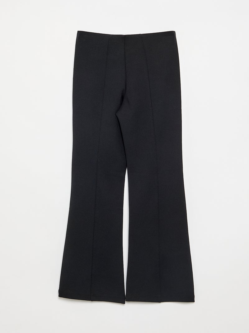 Flare broek Zwart - Kiabi