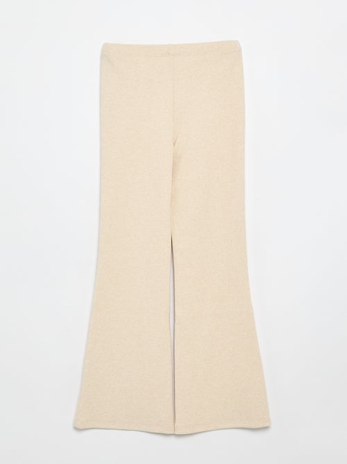 Flare legging van ribstof - Kiabi
