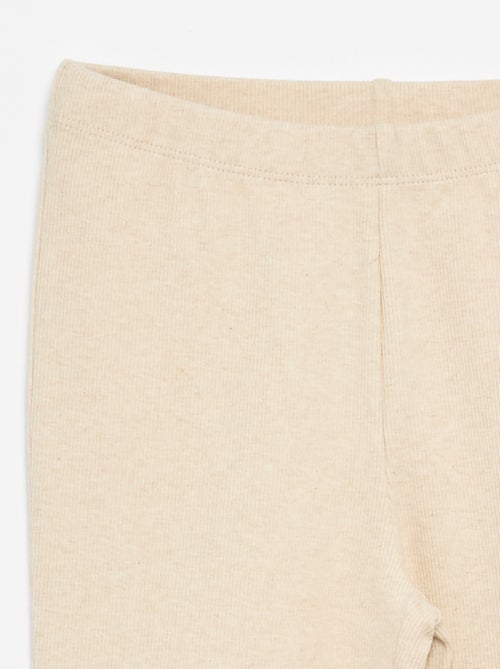 Flare legging van ribstof - Kiabi