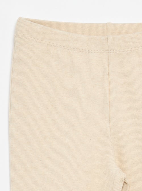 Flare legging van ribstof - Kiabi