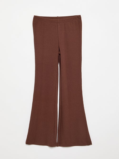 Flare legging van ribstof - Kiabi