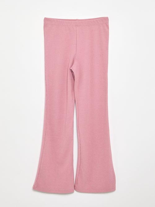 Flare legging van ribstof - Kiabi