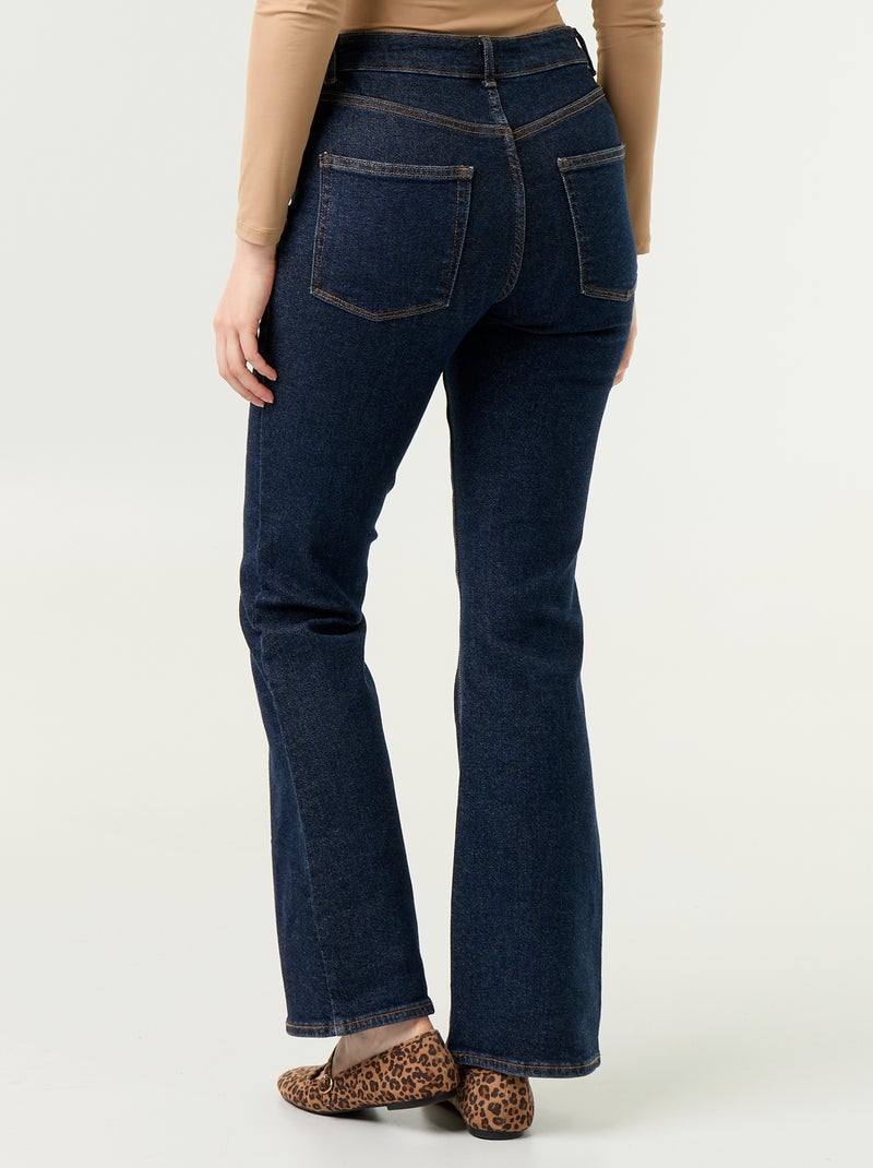 Flared / bootcut jeans met hoge taille Blauw - Kiabi