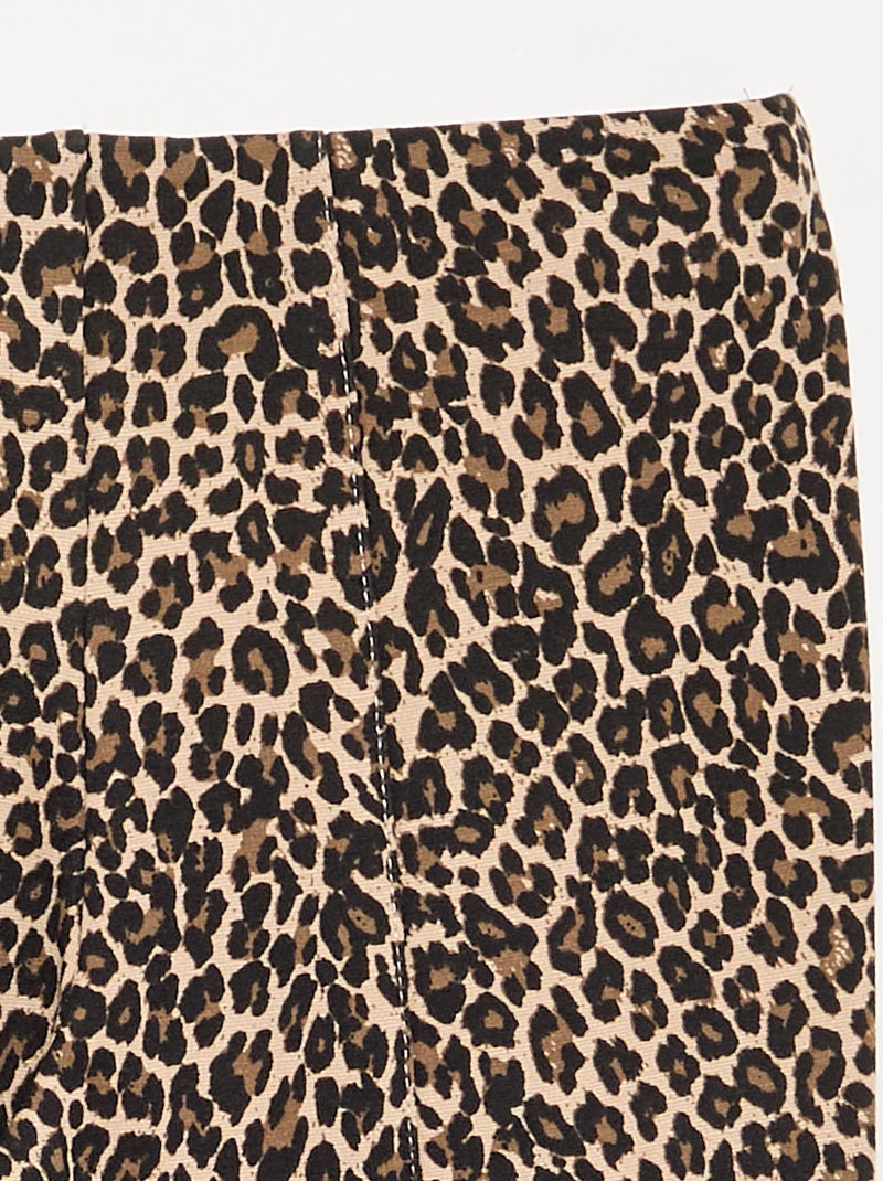 Flared broek Biege - Kiabi