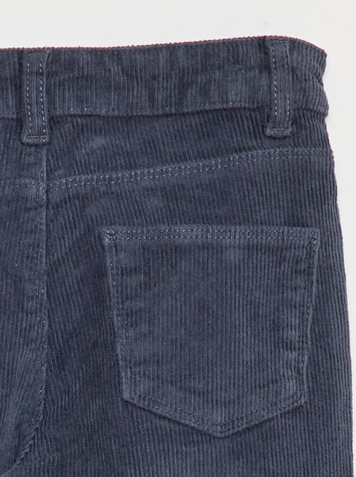 Flared broek van fluweel - Kiabi