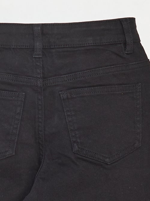 Flared broek van keperstof met verstelbare taille - Kiabi