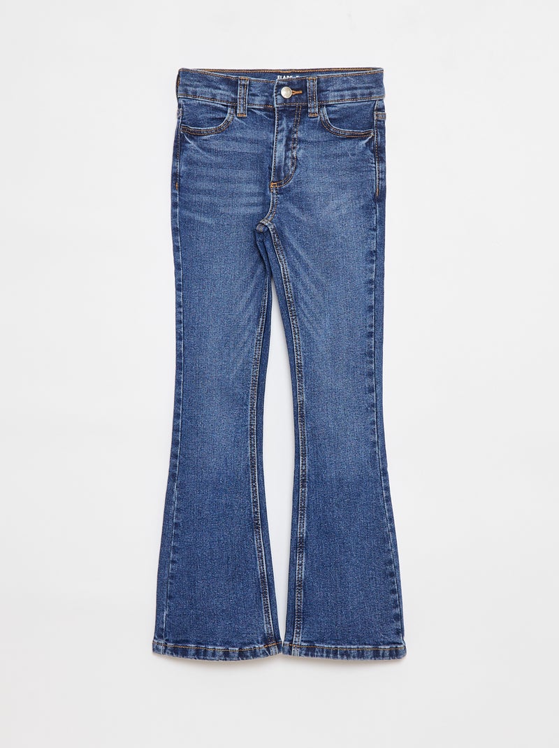 Flared-fit jeans Comfortabel model Blauw - Kiabi
