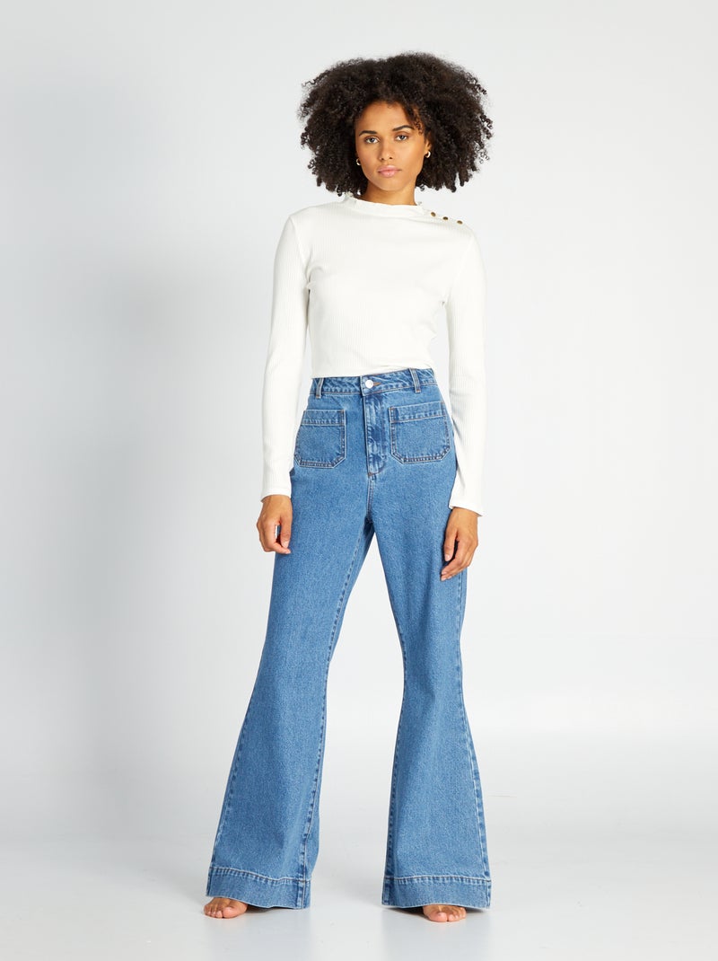 Flared jeans BLAUW - Kiabi