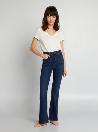 Flared jeans met 5 zakken - L28