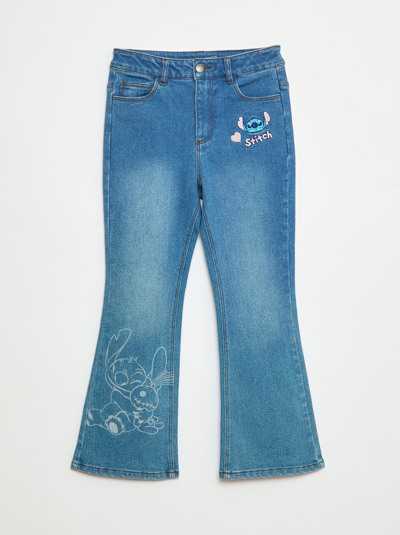Flared jeans 'Stitch' Blauw - Kiabi