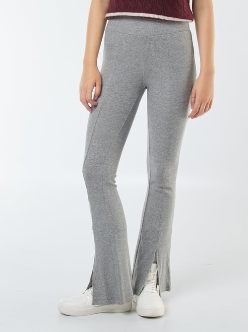 Flared legging van ribstof - Kiabi