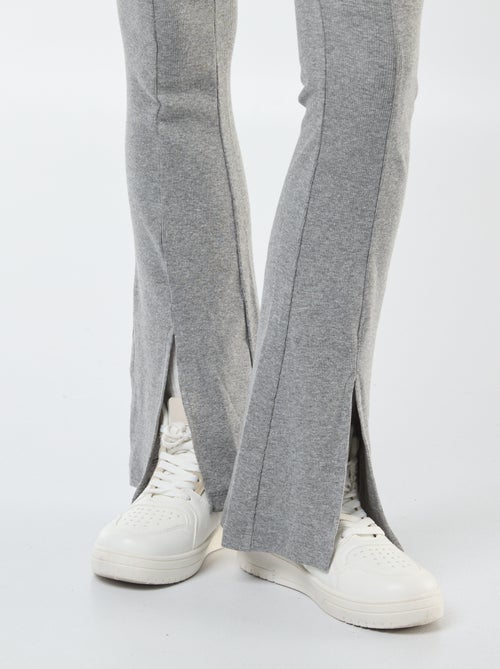 Flared legging van ribstof - Kiabi