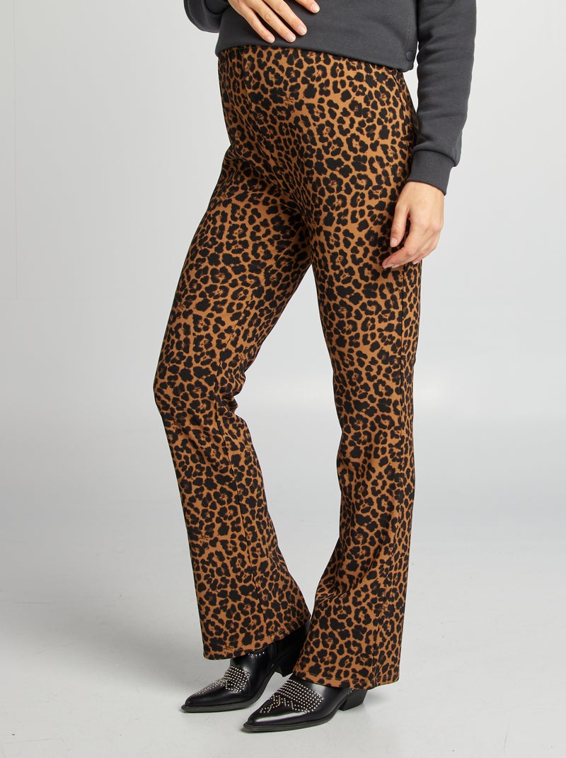 Flared zwangerschapsbroek BIEGE - Kiabi