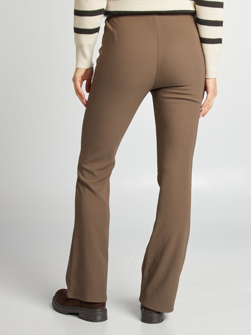 Flared zwangerschapsbroek GROEN - Kiabi