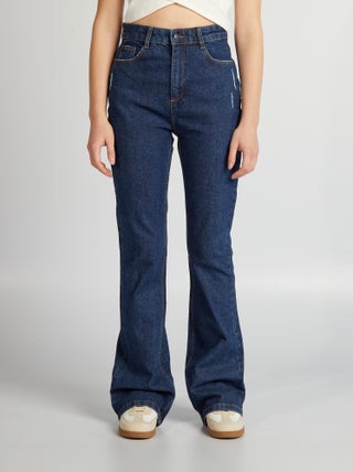 Flared/bootcut jeans met hoge taille