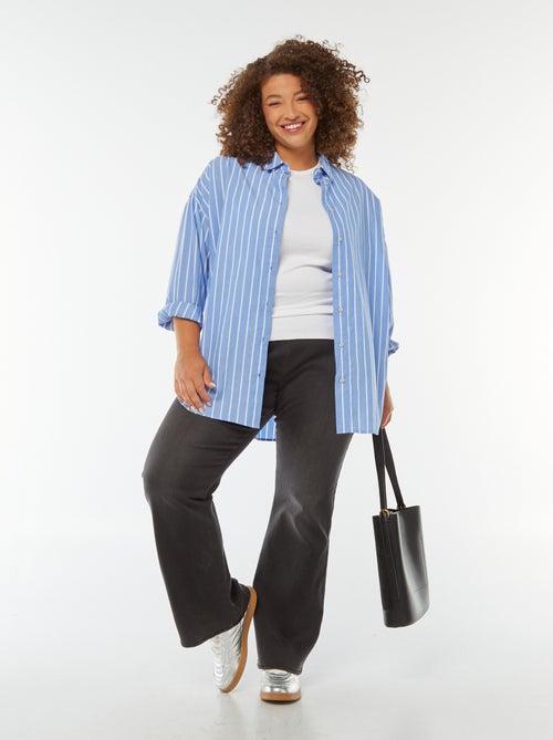 Flared/bootcut jeans met normale taille 'Carmakoma' - Kiabi