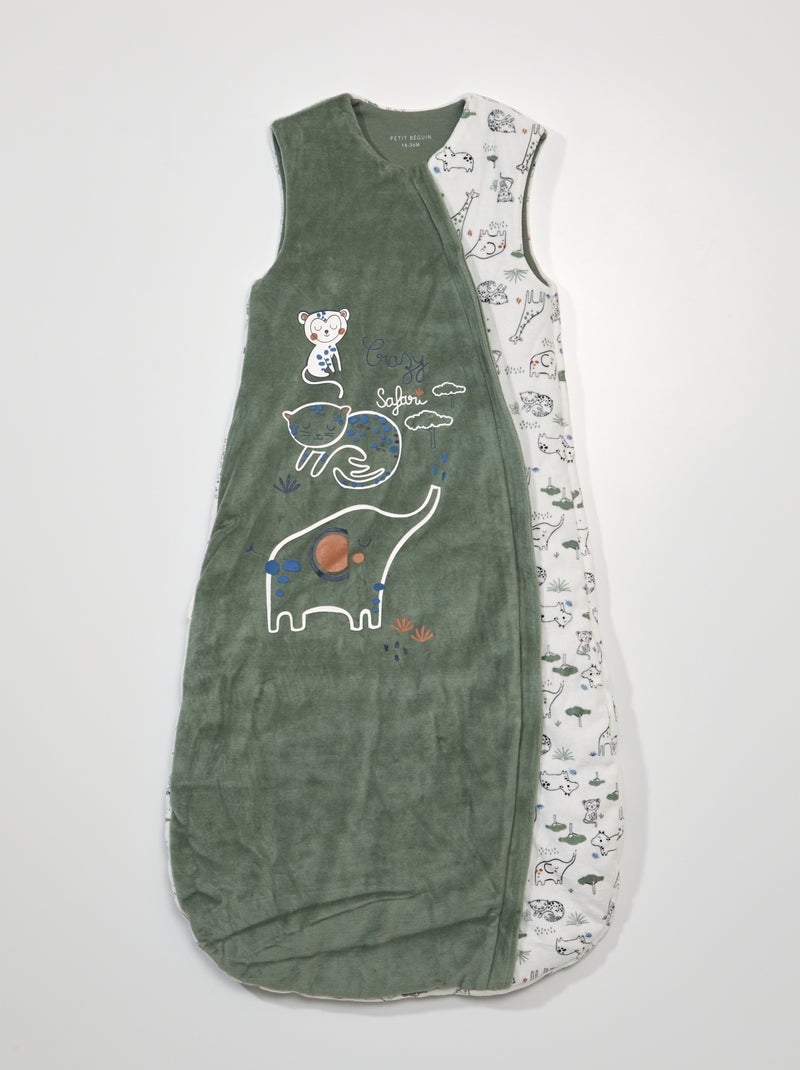 Fleece babyslaapzak TOG 3 GROEN - Kiabi