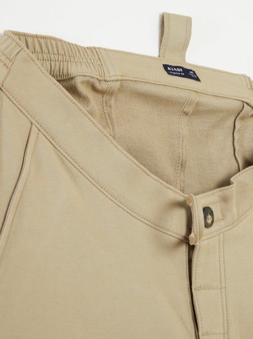 Fleece bermuda - gemakkelijk aan te trekken collectie - Kiabi