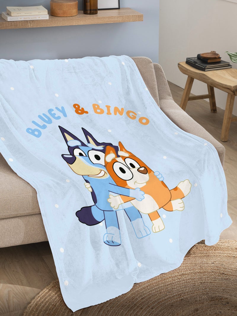 Fleece dekentje 'Bluey' Blauw - Kiabi