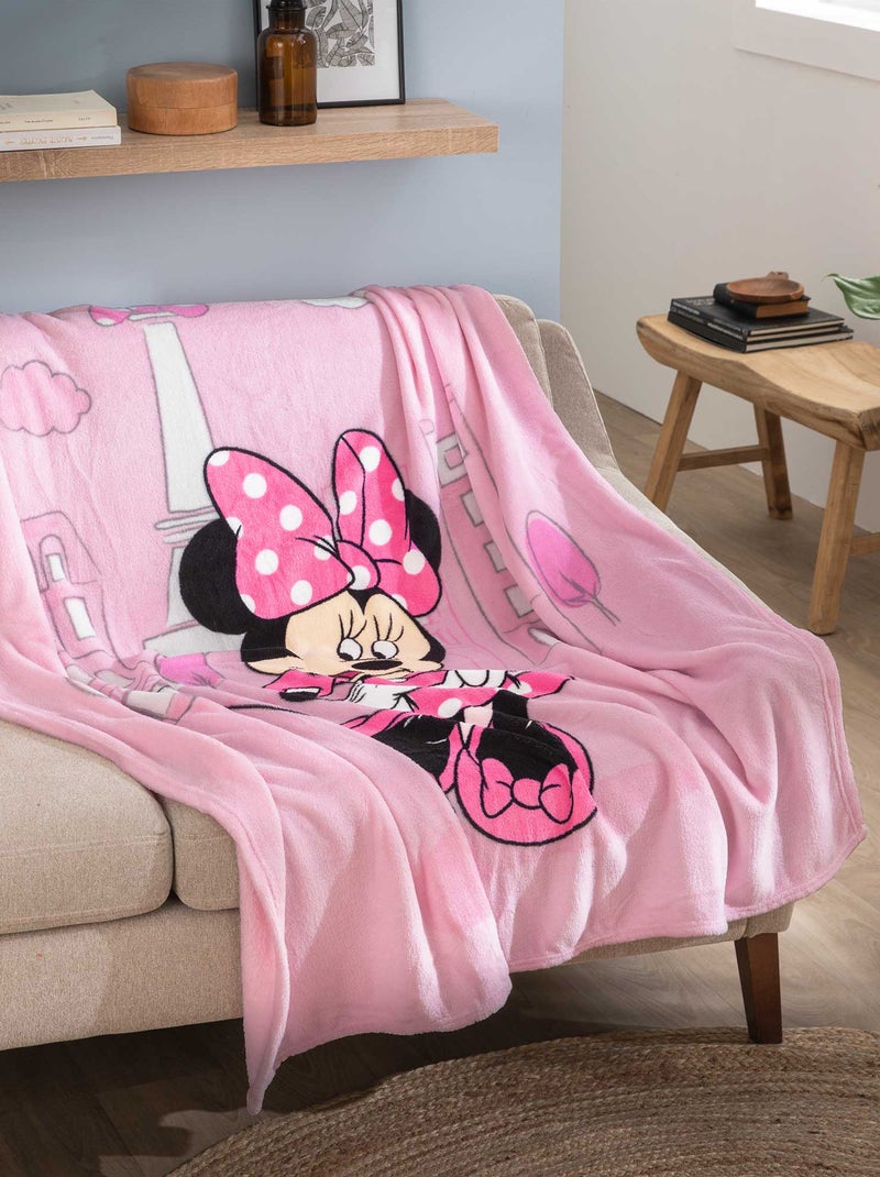 Fleece dekentje 'Minnie' Rose - Kiabi