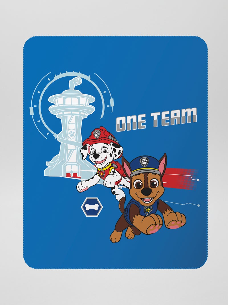 Fleece dekentje 'PAW Patrol' blauw - Kiabi