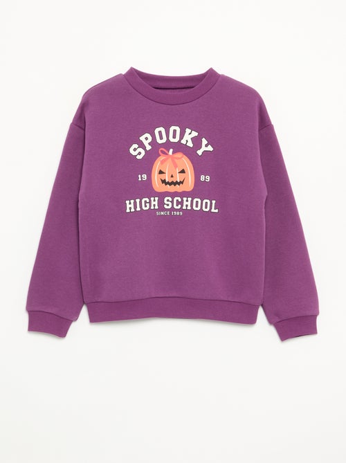 Fleece Halloween-sweatshirt - Kiabi Fleece Halloween-sweatshirt - Kiabi