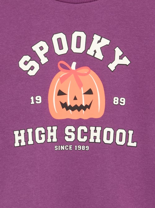 Fleece Halloween-sweatshirt - Kiabi Fleece Halloween-sweatshirt - Kiabi