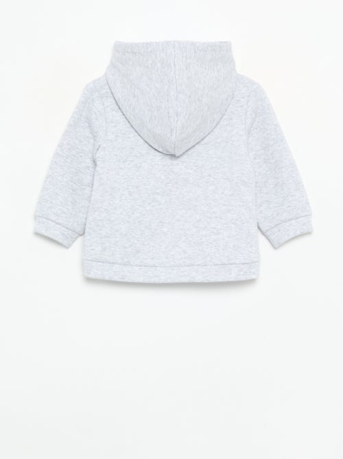 Fleece hoodie met konijnenoortjes - Kiabi